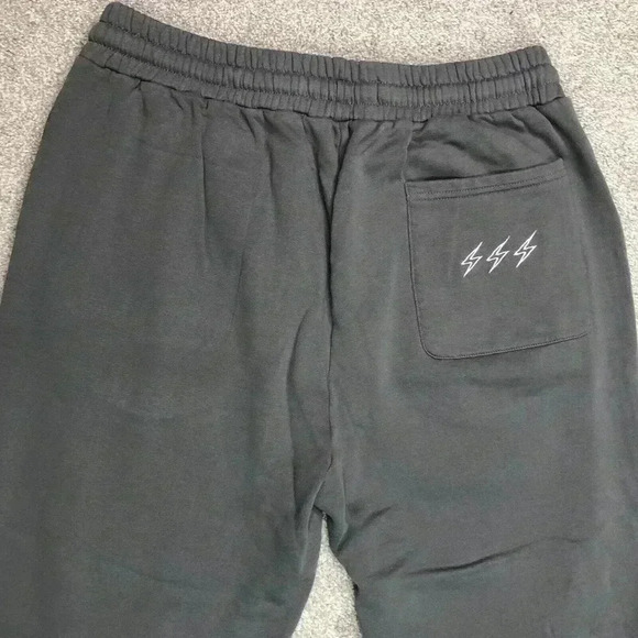 Seek Discomfort Sweatpants Sz 2XL Grey Color Elastic Ankle Organic Cotton - Picture 9 of 9